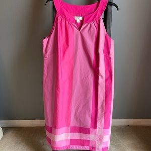 NWT LOFT Shades of Pink halter dress Size 12